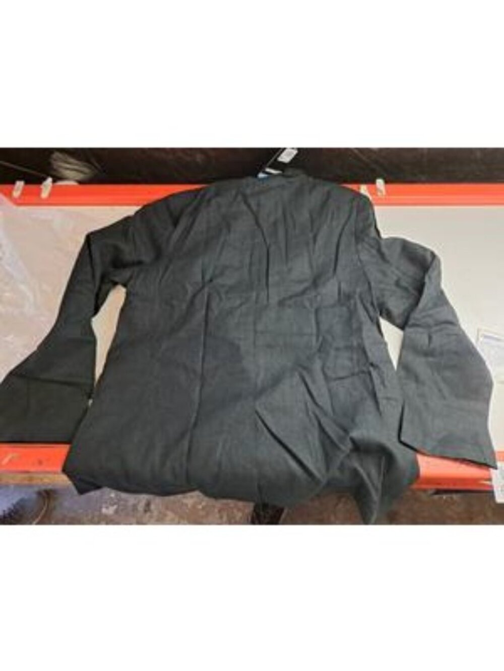 Express Womens Black Tailored Blazer Size L Button-Front Long Sleeve - Picture 3 of 5